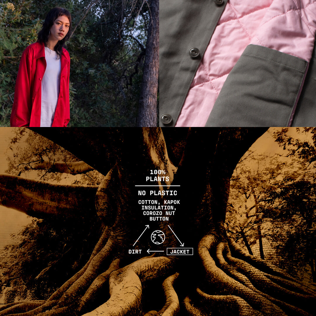 Our UNLESS jackets are 100% plant-powered and built to handle anything you can throw at them.&nbsp;&nbsp;