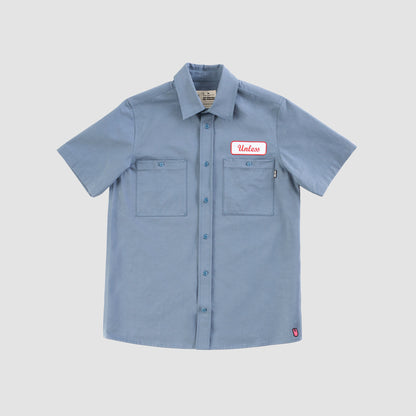 "UNLESS" Embroidered Work Shirt